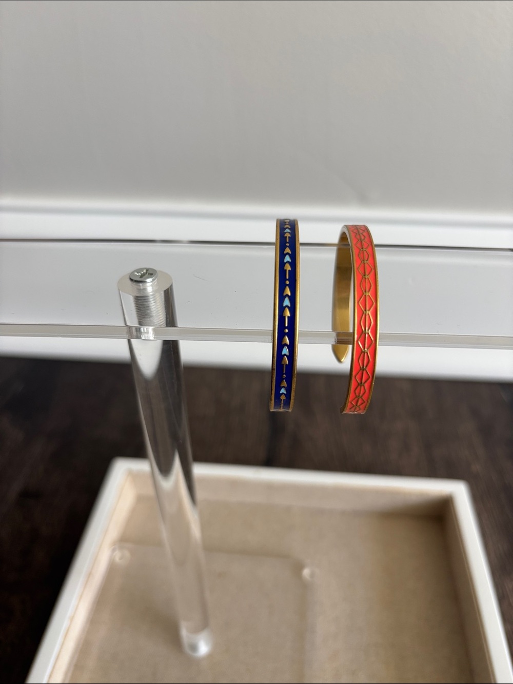 Stella & Dot Manchester Enamel Cuff Bracelet Set - Picture 3 of 10